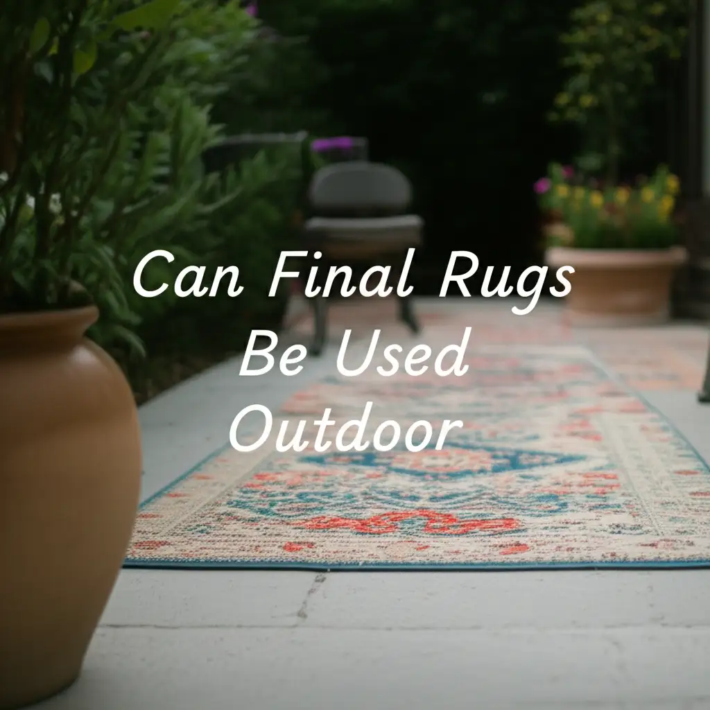Can Final Rugs Be Used Outdoor