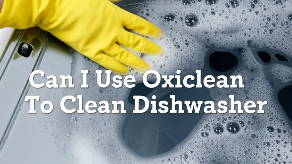 Can I Use Oxiclean To Clean Dishwasher