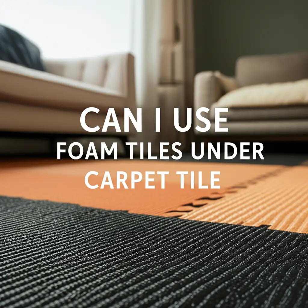 Can I Use Foam Tiles Under Carpet Tile