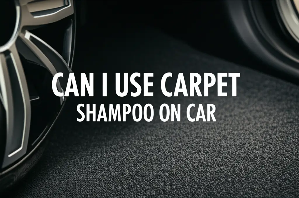 Can I Use Carpet Shampoo On Car