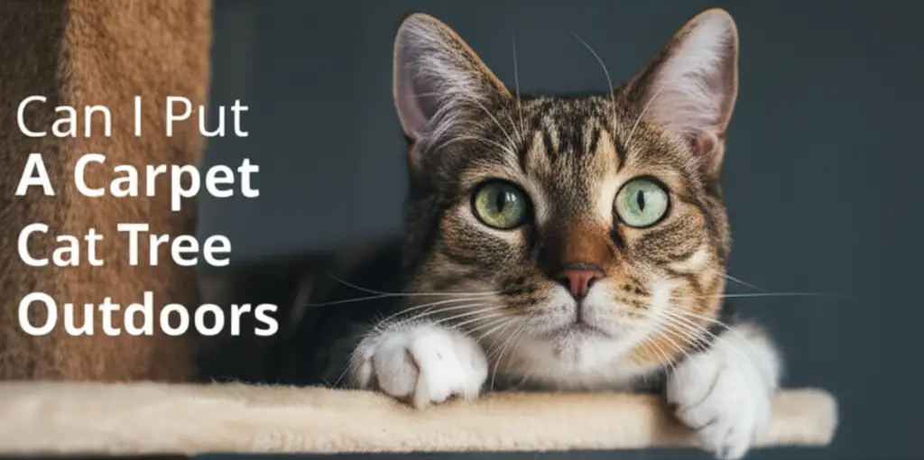 Can I Put A Carpet Cat Tree Outdoors