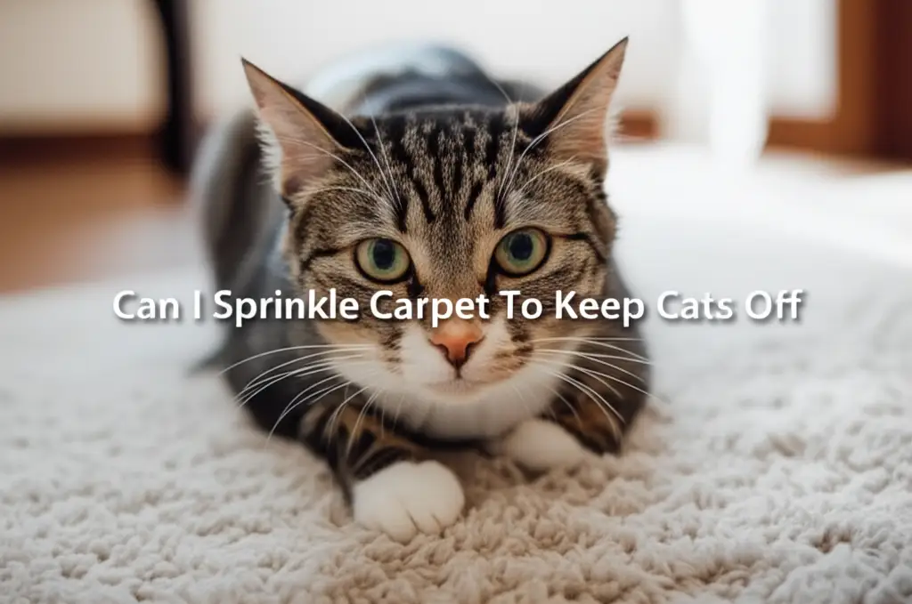 Can I Sprinkle Carpet To Keep Cats Off