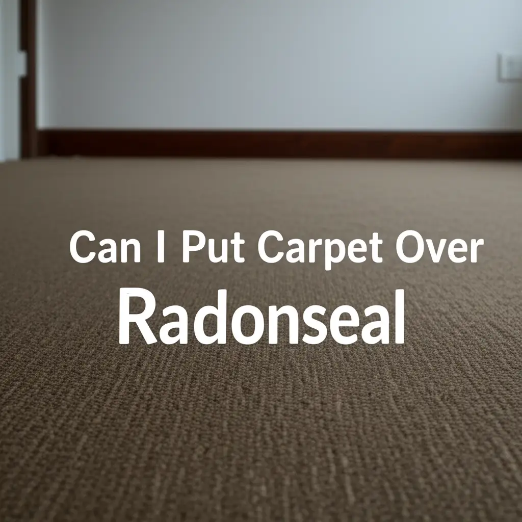 Can I Put Carpet Over Radonseal