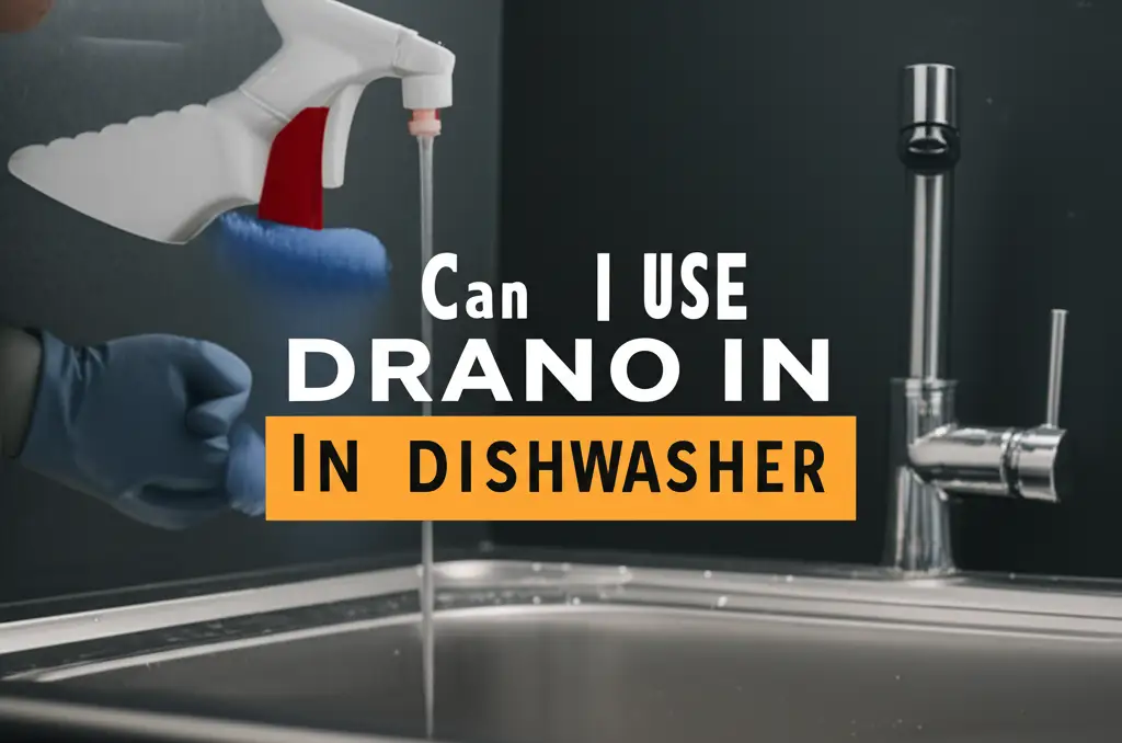 Can I Use Drano In Dishwasher