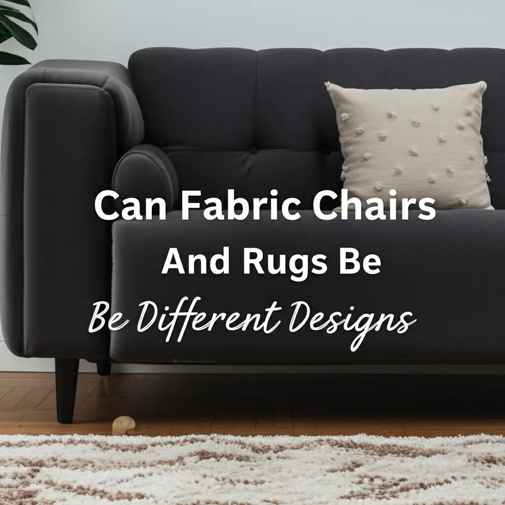 Can Fabric Chairs And Rugs Be Different Designs