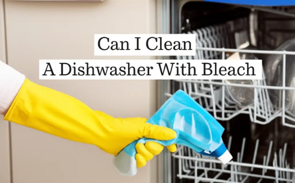 Can I Clean A Dishwasher With Bleach