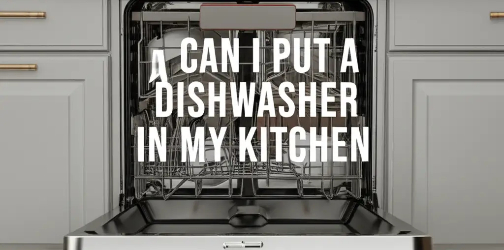 Can I Put A Dishwasher In My Kitchen