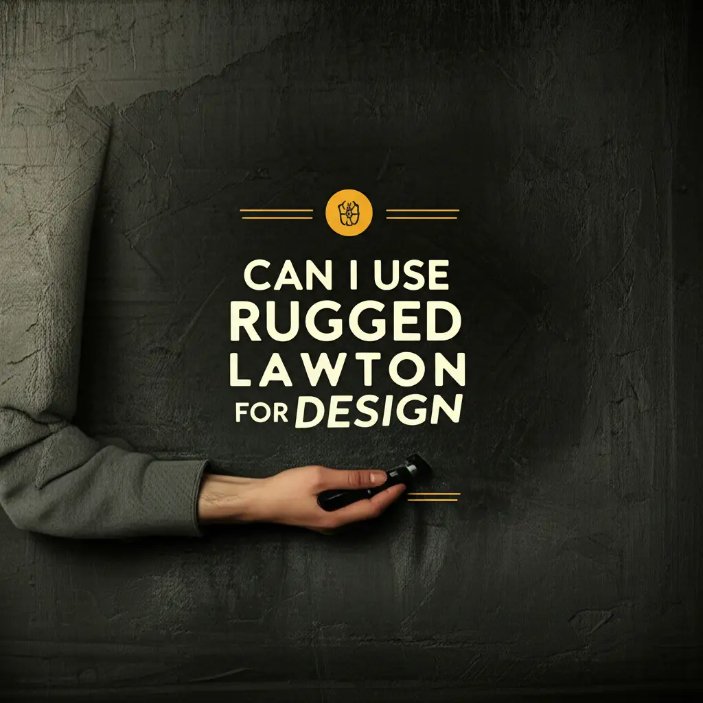 Can I Use Rugged Lawton For Design