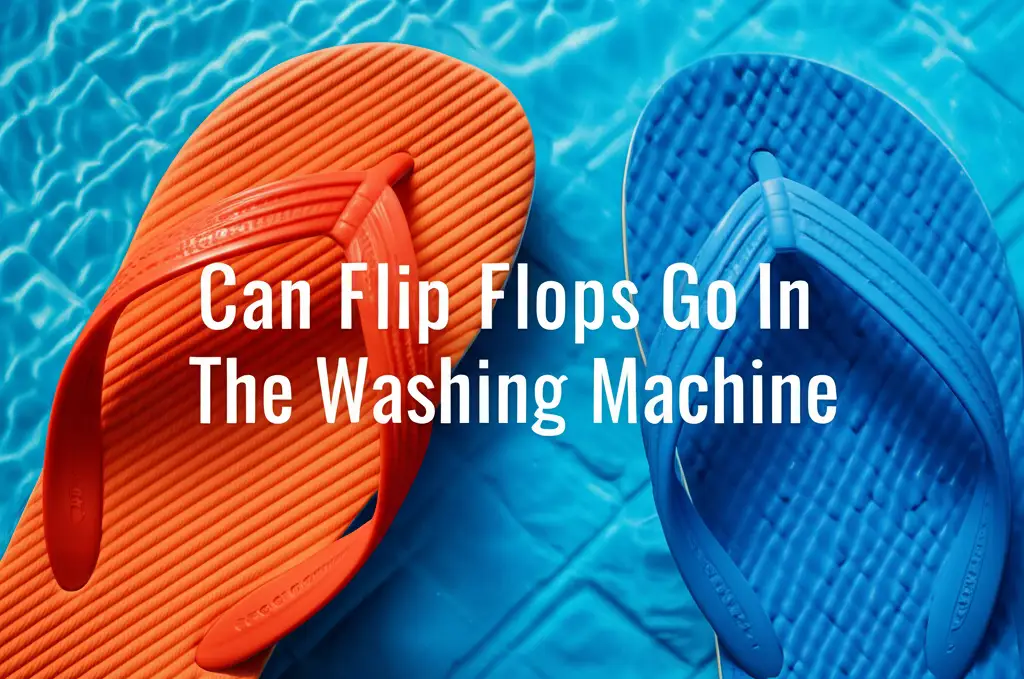 Can Flip Flops Go In The Washing Machine?