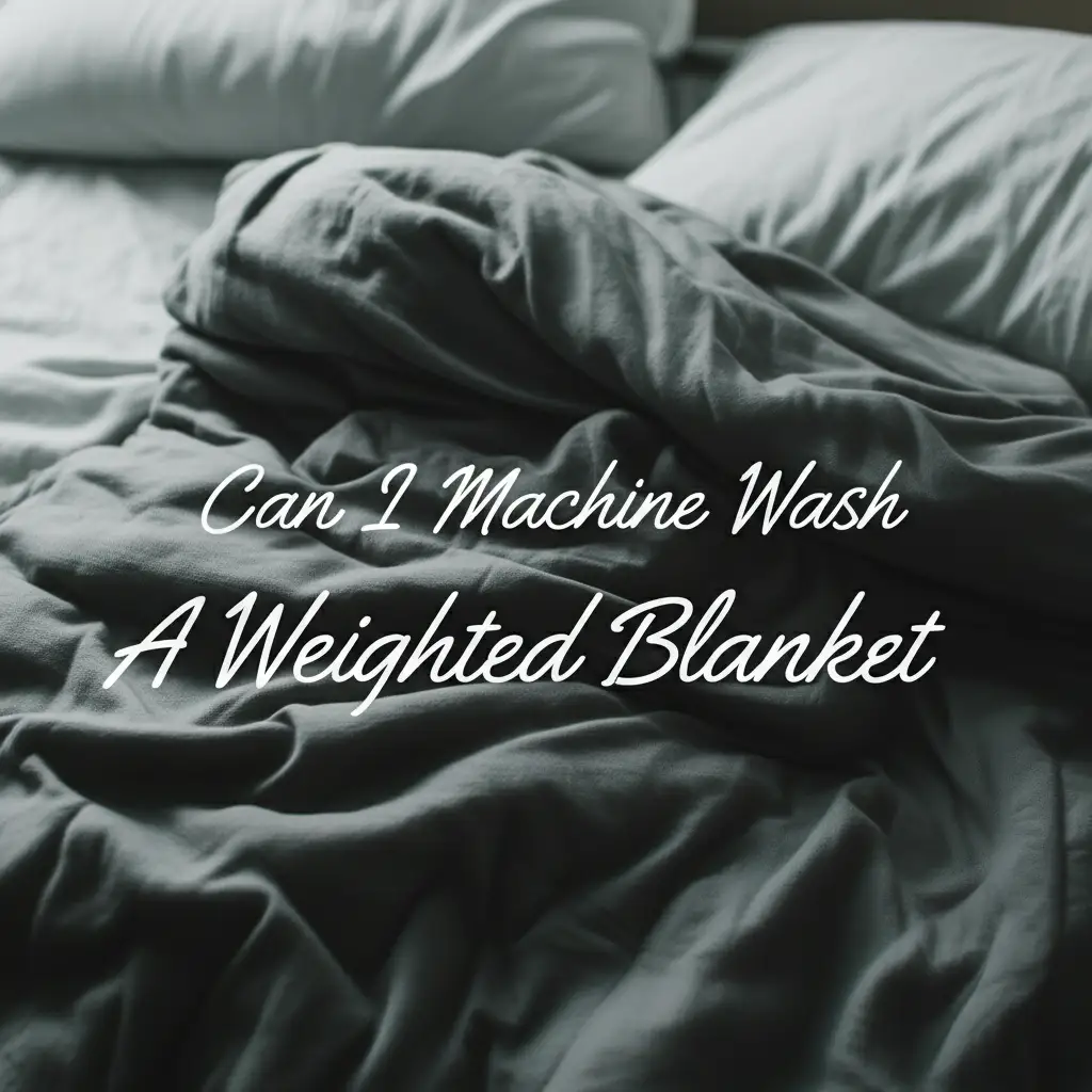 Can I Machine Wash A Weighted Blanket