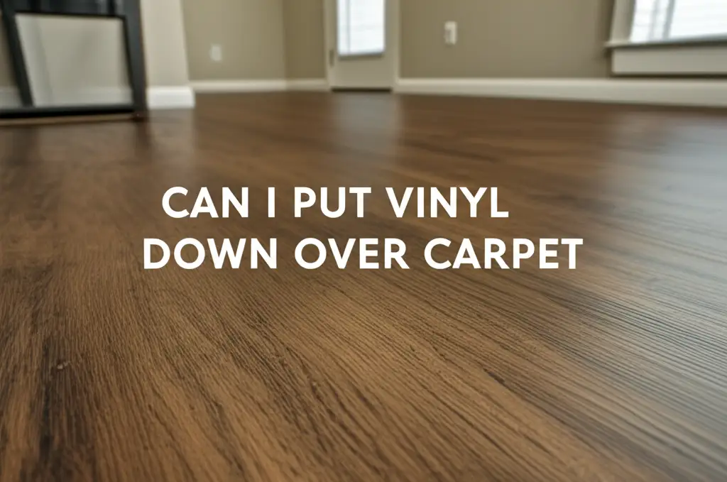 Can I Put Vinyl Down Over Carpet