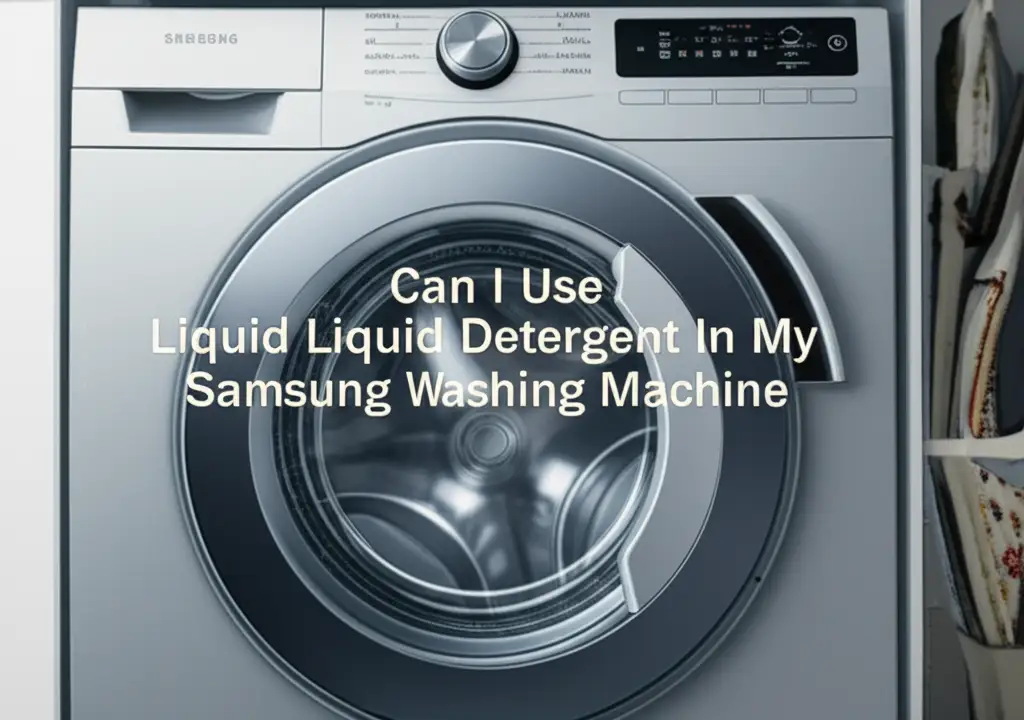 Can I Use Liquid Detergent In My Samsung Washing Machine