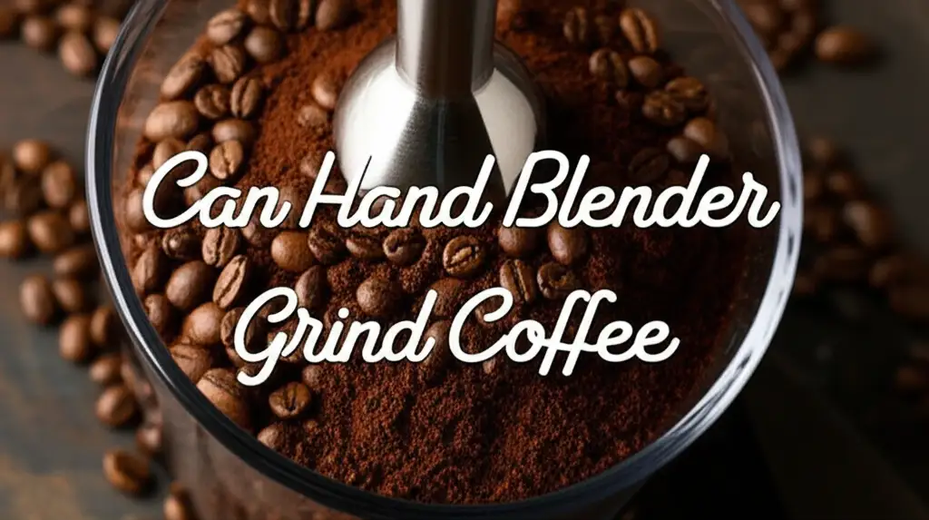 Can Hand Blender Grind Coffee