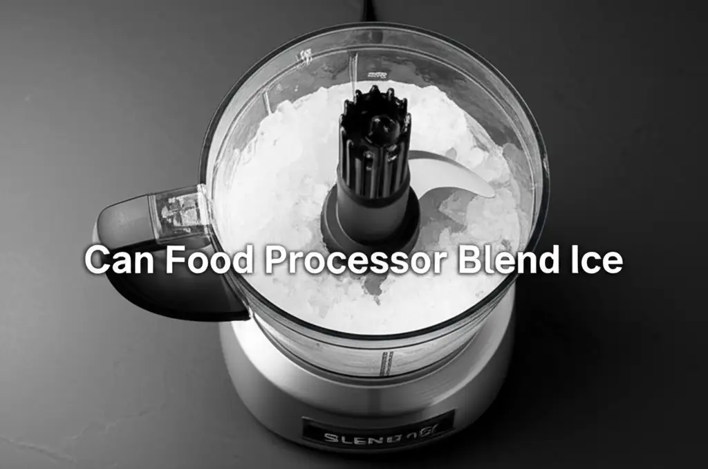 Can Food Processor Blend Ice