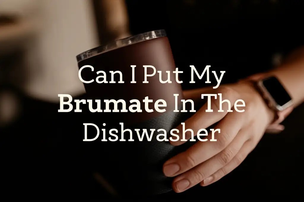 Can I Put My Brumate In The Dishwasher