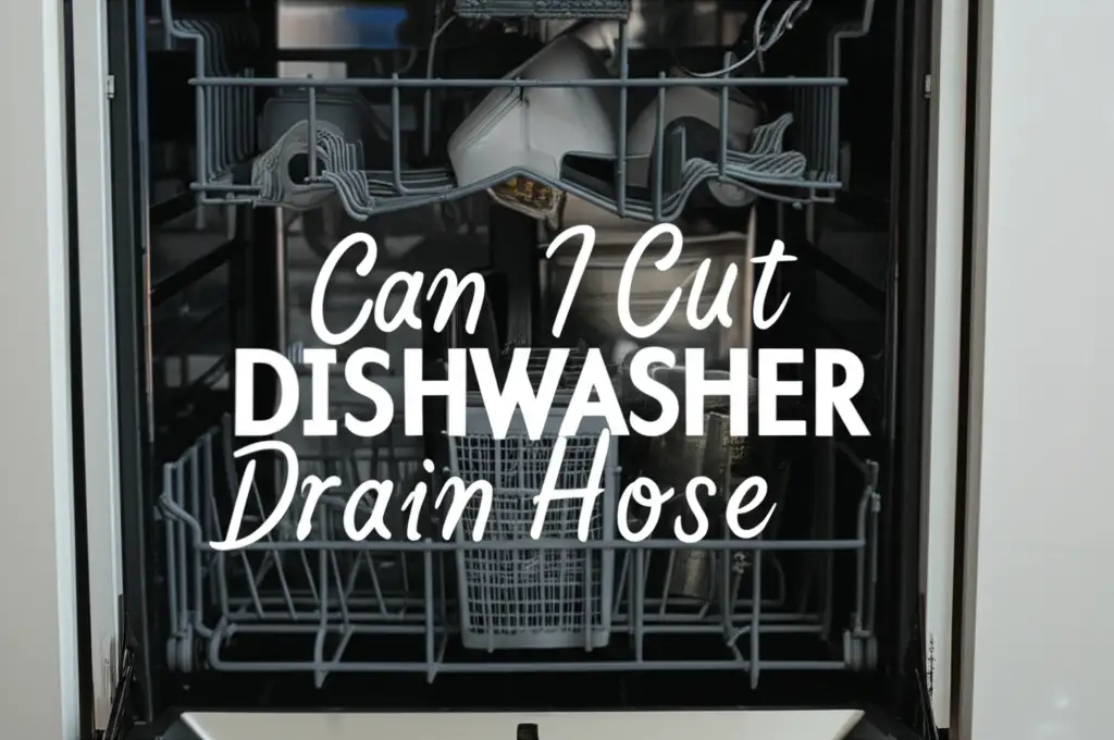 Can I Cut Dishwasher Drain Hose