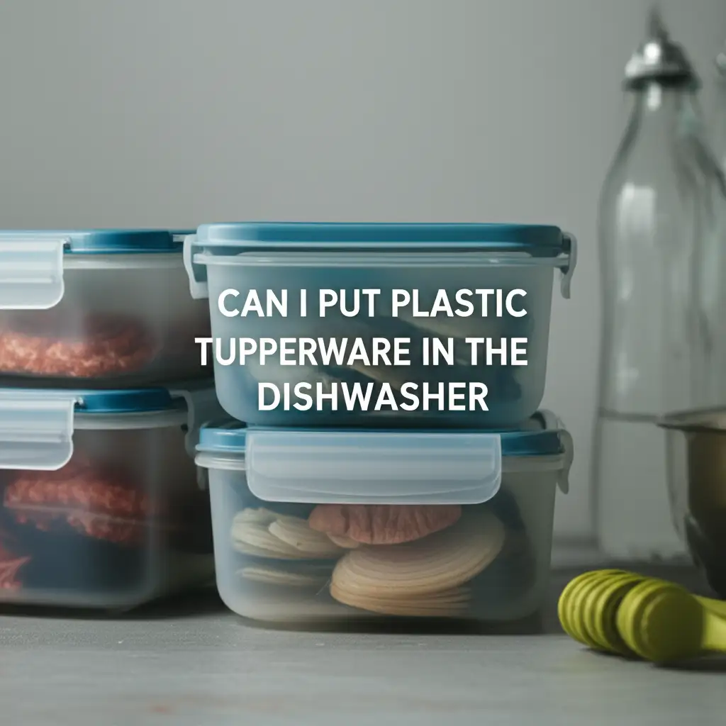 Can I Put Plastic Tupperware In The Dishwasher