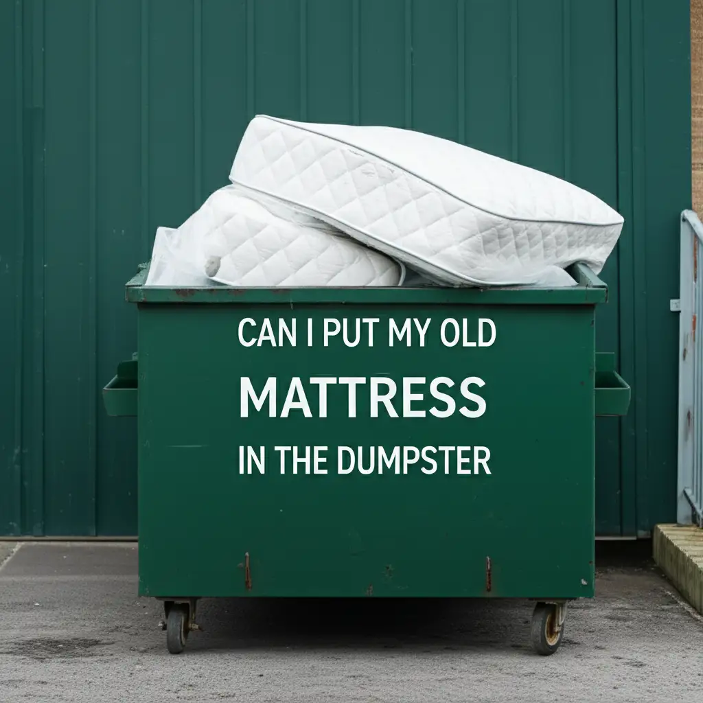Can I Put My Old Mattress In The Dumpster