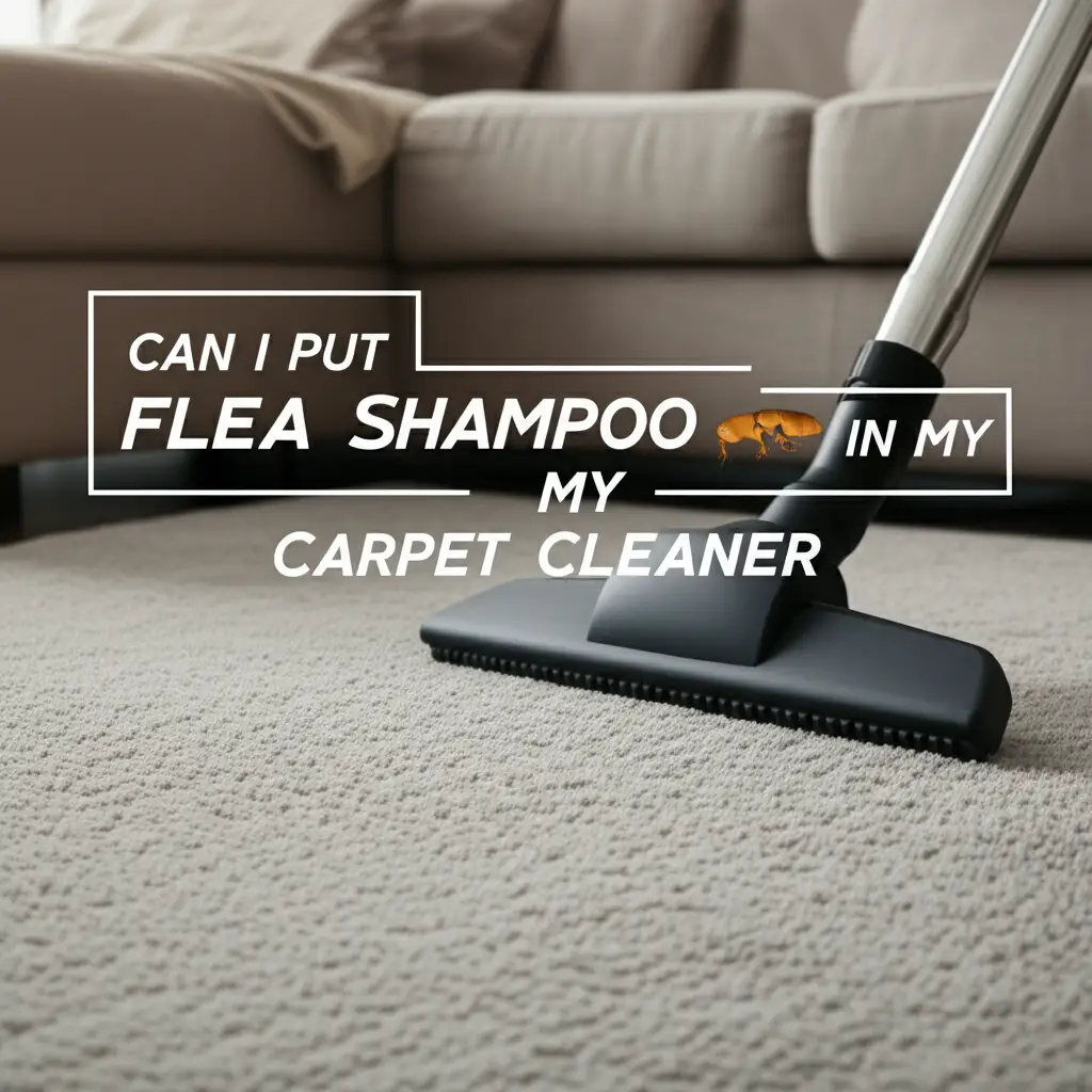 Can I Put Flea Shampoo In My Carpet Cleaner