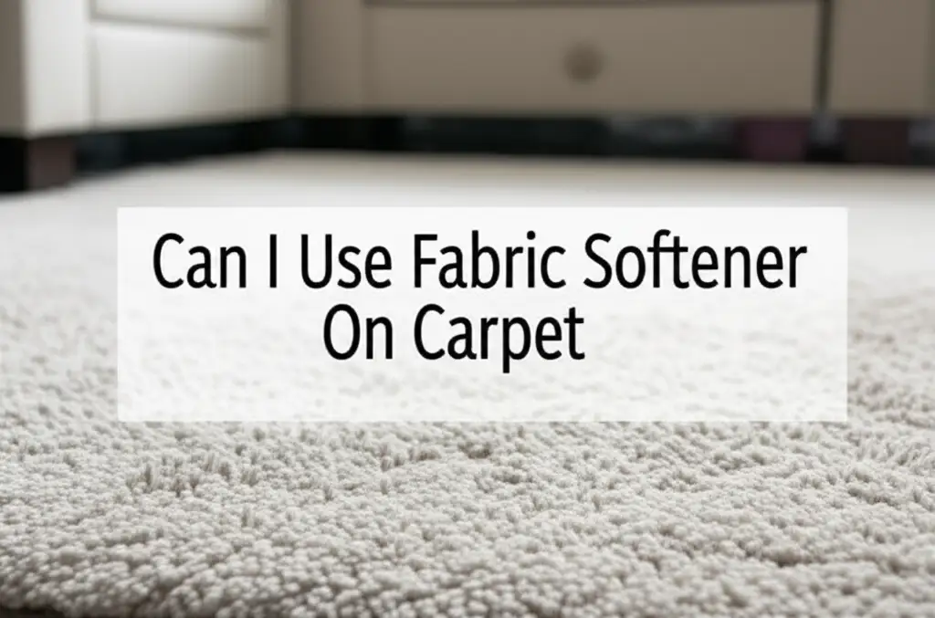 Can I Use Fabric Softener On Carpet
