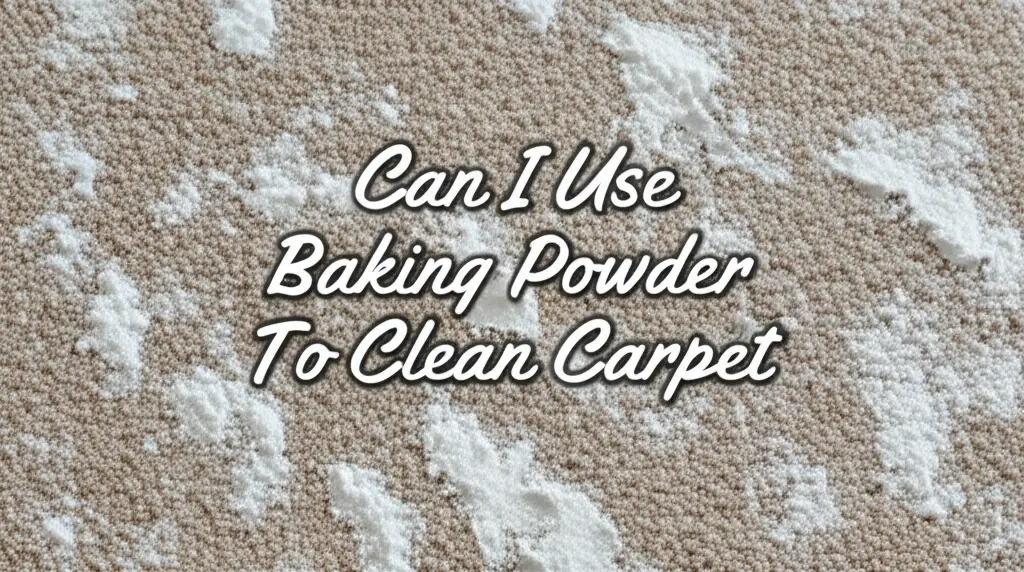 Can I Use Baking Powder To Clean Carpet