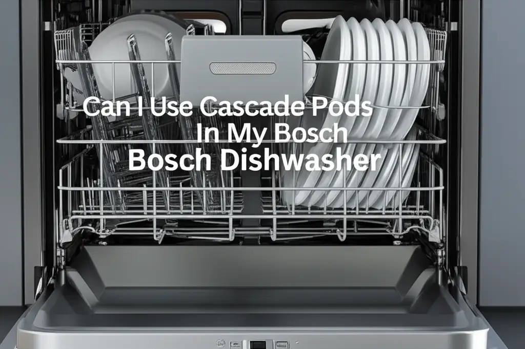 Can I Use Cascade Pods In My Bosch Dishwasher
