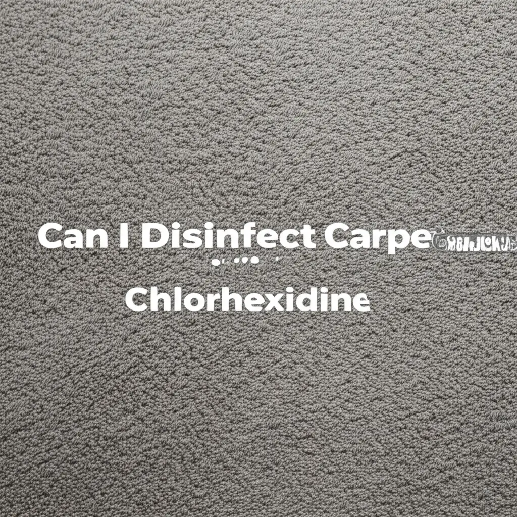 Can I Disinfect Carpet With Chlorhexidine