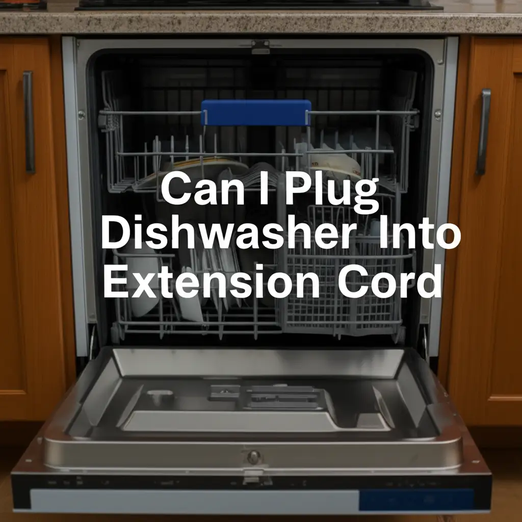 Can I Plug Dishwasher Into Extension Cord