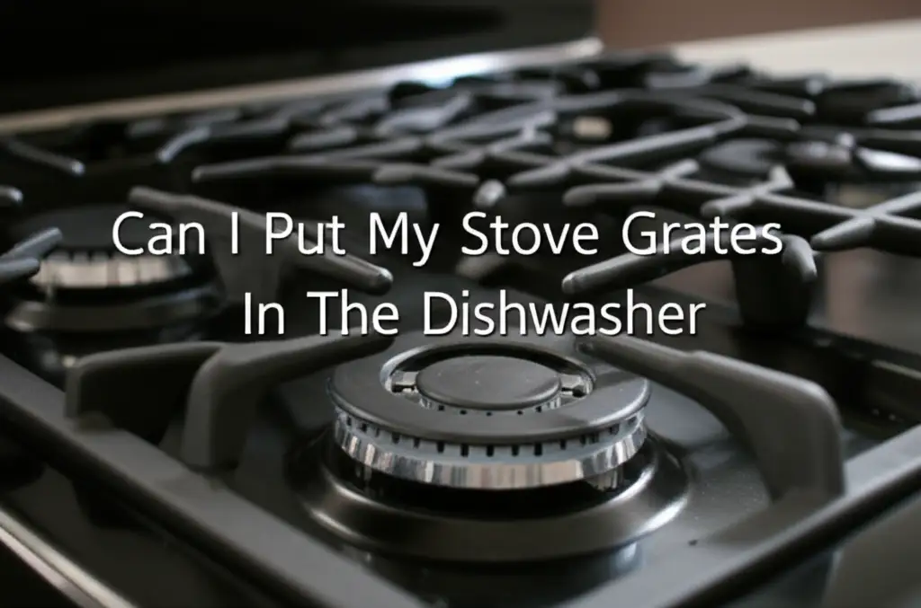 Can I Put My Stove Grates In The Dishwasher