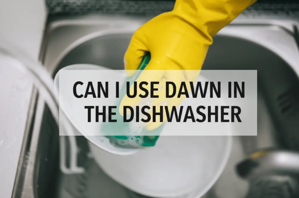 Can I Use Dawn In The Dishwasher