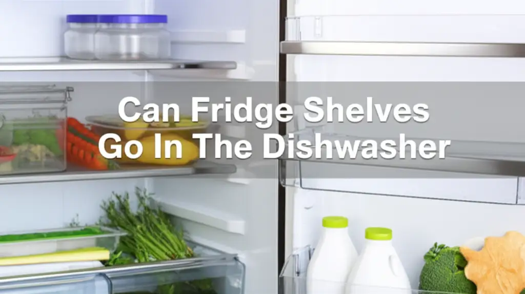 Can Fridge Shelves Go In The Dishwasher