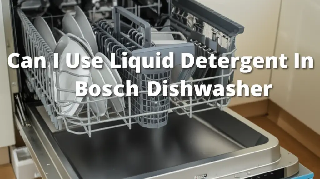 Can I Use Liquid Detergent In Bosch Dishwasher