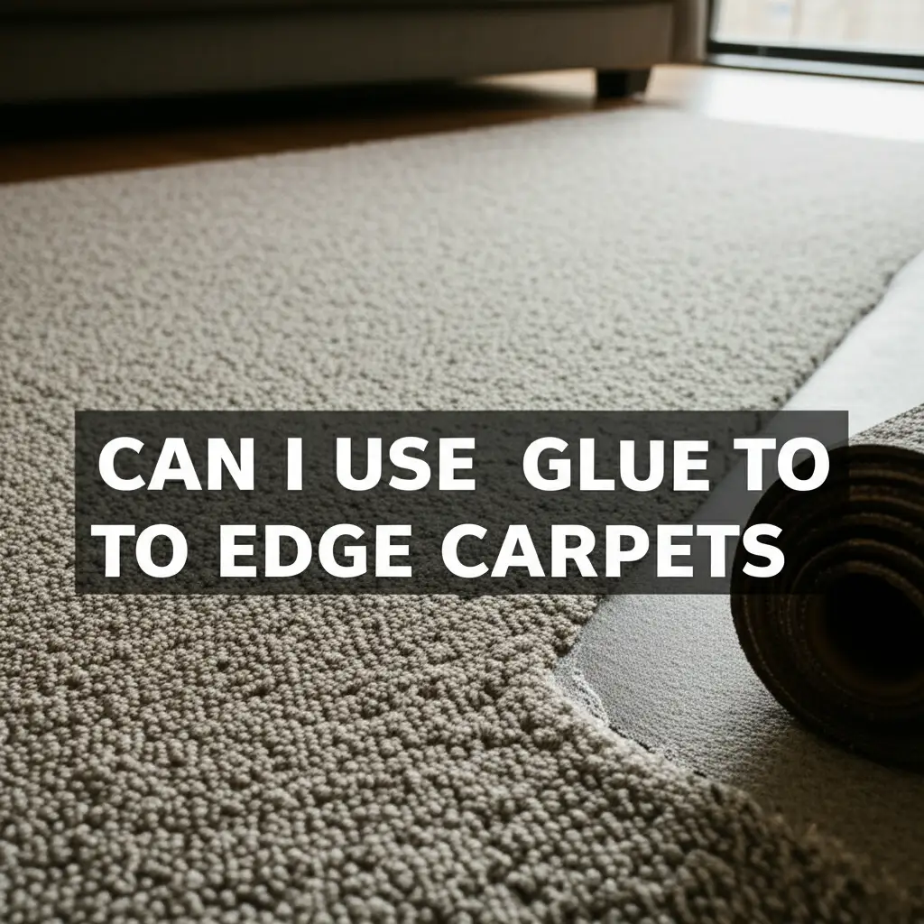 Can I Use Glue To Edge Carpets
