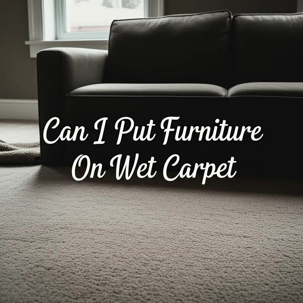 Can I Put Furniture On Wet Carpet Risks & Solutions