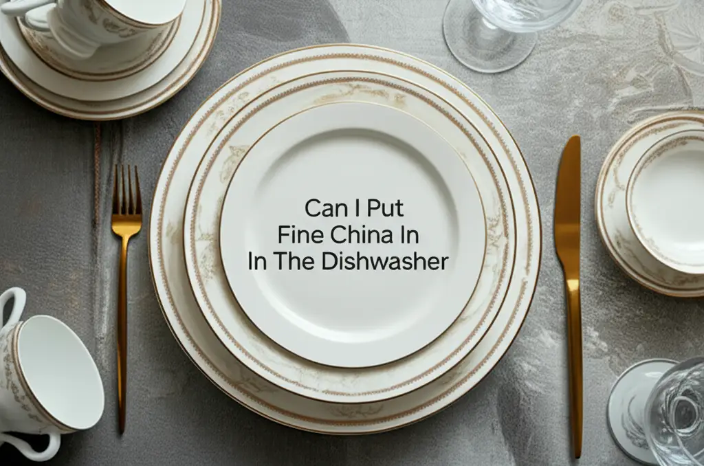 Can I Put Fine China In The Dishwasher