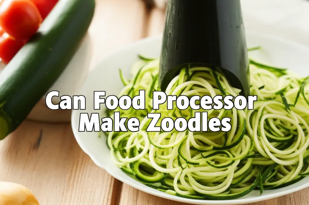 Can Food Processor Make Zoodles