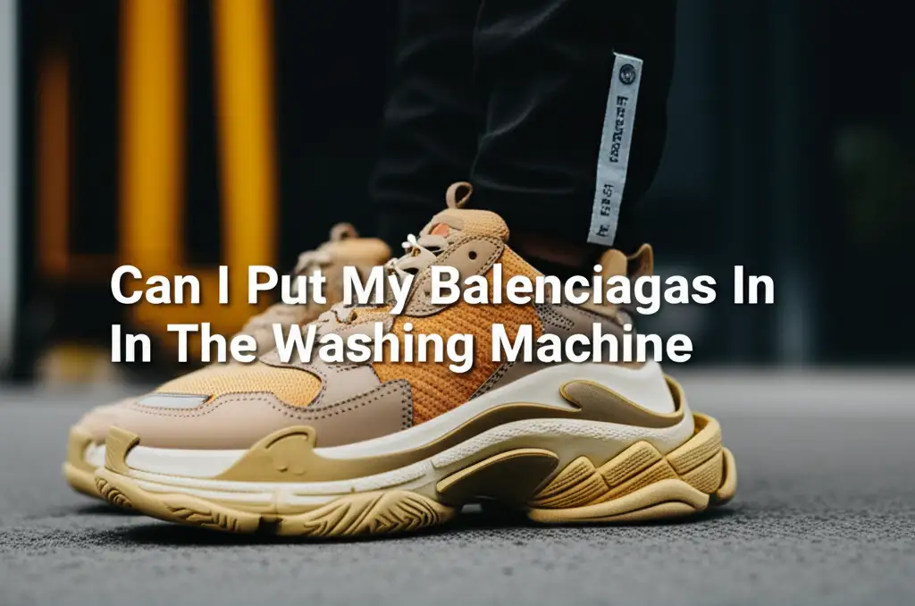 Can I Put My Balenciagas In The Washing Machine