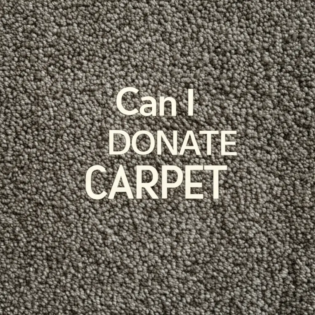 Can I Donate Carpet