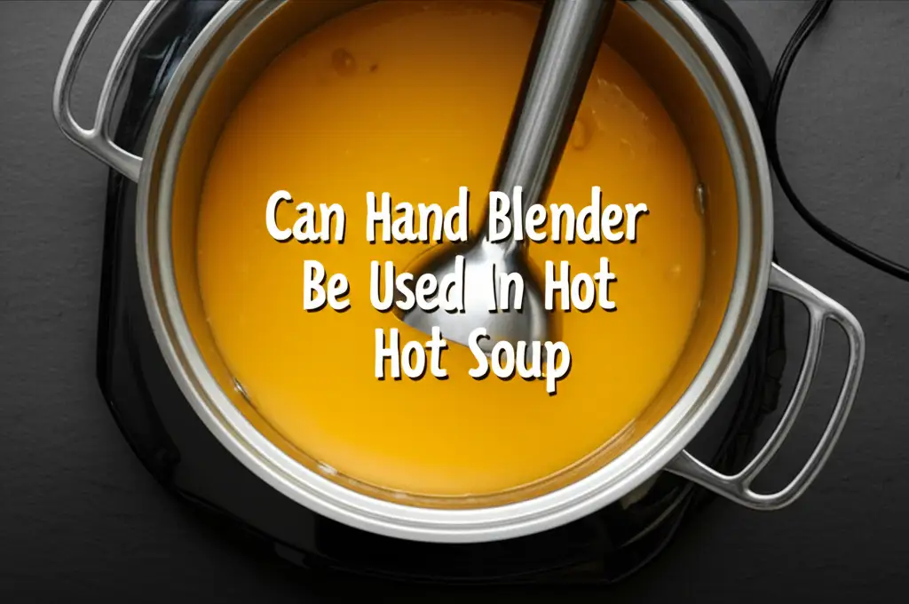 Can Hand Blender Be Used In Hot Soup