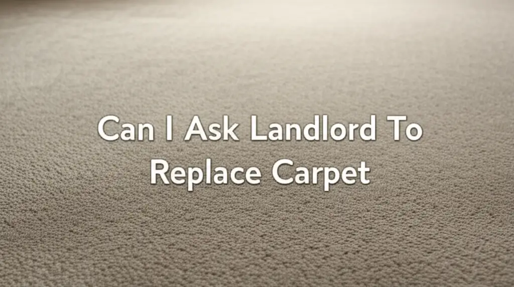 Can I Ask Landlord To Replace Carpet