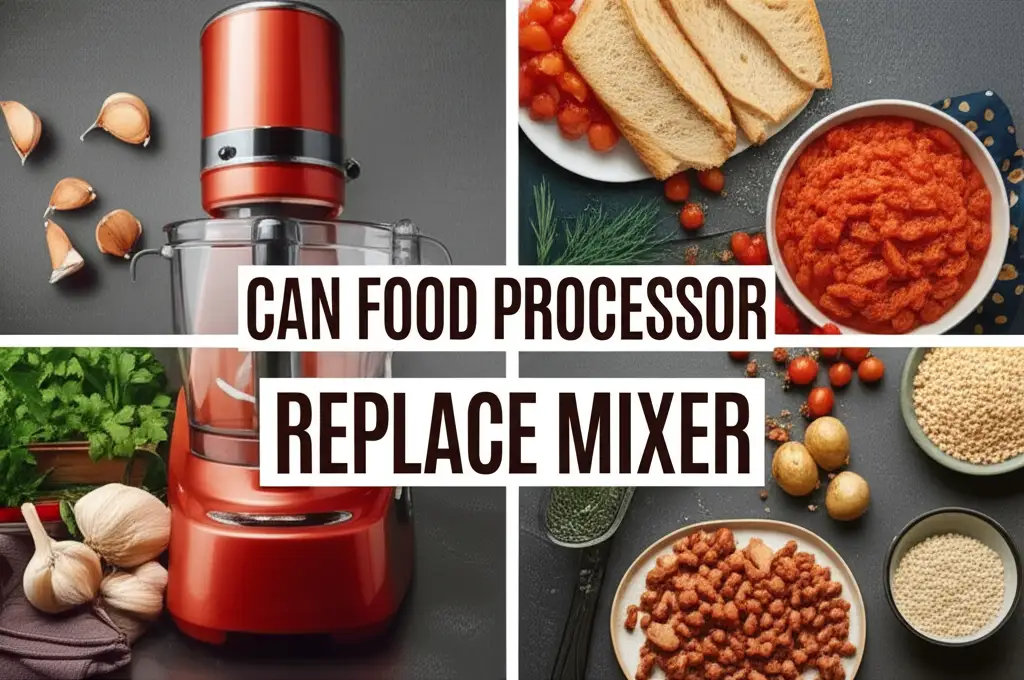 Can Food Processor Replace Mixer