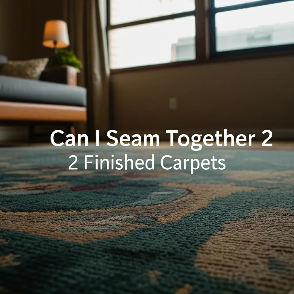 Can I Seam Together 2 Finished Carpets