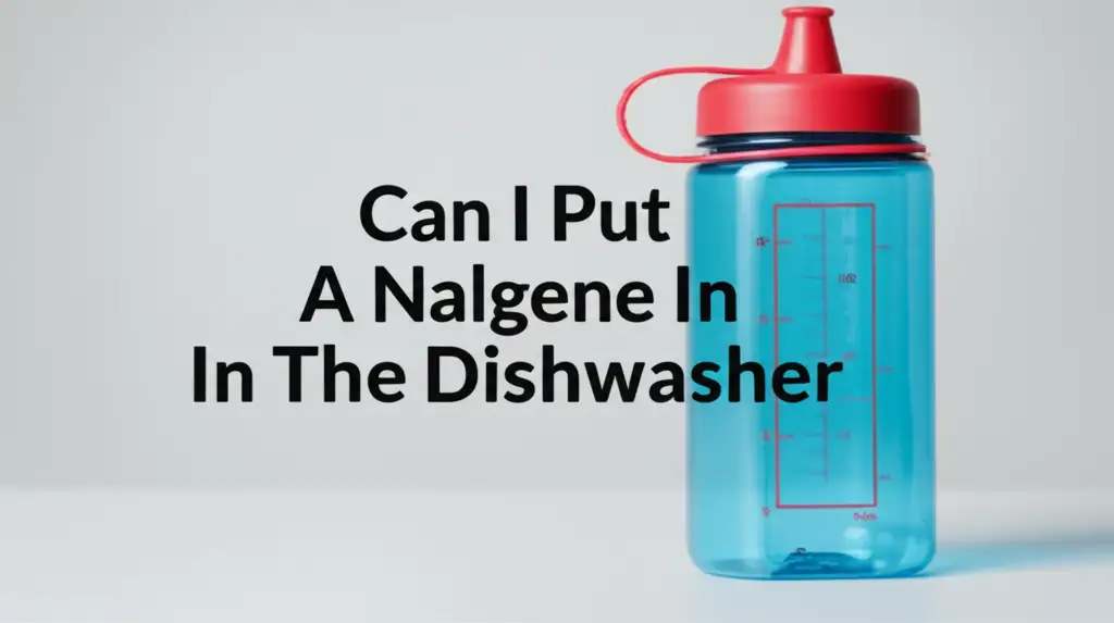 Can I Put A Nalgene In The Dishwasher