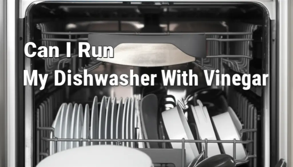 Can I Run My Dishwasher With Vinegar