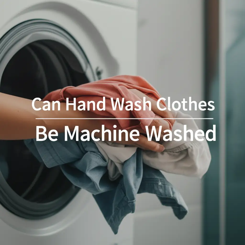Can Hand Wash Clothes Be Machine Washed