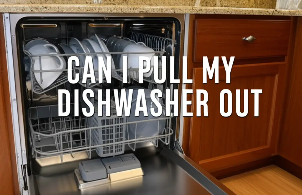 Can I Pull My Dishwasher Out