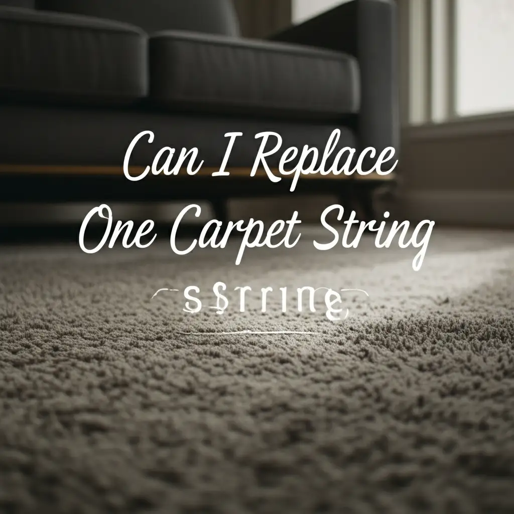 Can I Replace One Carpet String