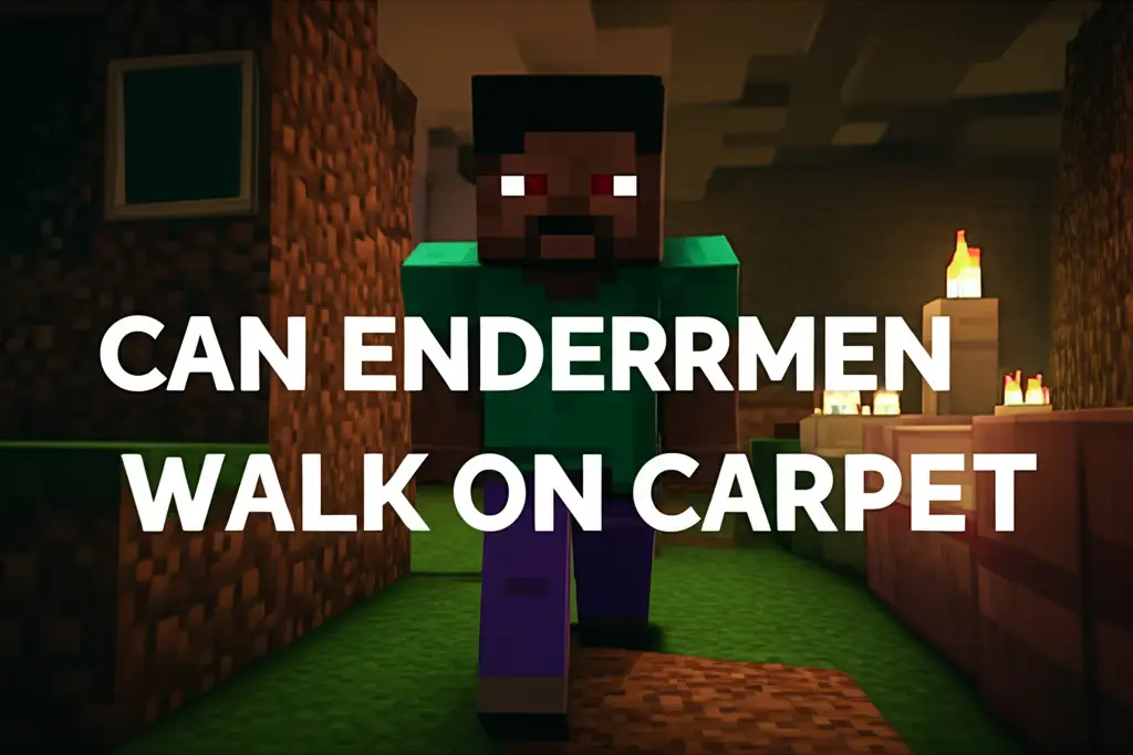 Can Endermen Walk On Carpet
