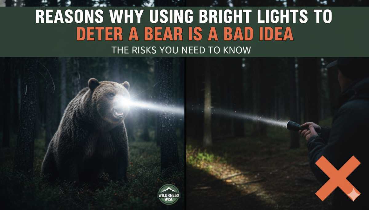 3 Reasons Why Using Bright Lights to Deter a Bear is a Bad Idea