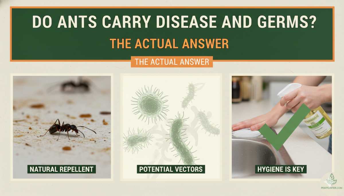 Do Ants Carry Disease and Germs? The Actual Answer